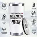 2 x New Mom Gifts for Pregnant Women, 20 Oz Stainless Steel Tumbler Set Funny Dog Mom Pregnancy Gift for Expecting Mom, Mother to be Gift for First Time Moms Wife Friend Mother Day Xmas Presents