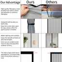CHIYUNS Screen Door Mesh Magnetic Closure 36 x 80 inch, Self Closing Fiberglass Mosquito Net with Magnet for Doors, Heavy Duty Bug Fly Screens Curtain for Doorway, Keep Bugs Out, Pet Friendly