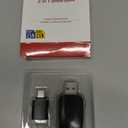 Angetube Mini Wireless Carplay Adapter for iPhone - Carplay Wireless Adapter Car Play Dongle Bluetooth Compatible with iPhone & Android Stable Connection, USB A & USB C