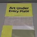 Leetaltree Beige White Placemats Set of 8 - Heat Resistant Non-Slip Place mats for Dining Table, Washable Durable PVC Vinyl Woven Table Mats(Beige White, 8)