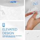 Scott Professional High-Capacity Hard Roll Paper Towels, Bulk (25702), Hardwound, Elevated Design, Absorbency Pockets, White, for ScottBrand Blue Core Dispensers (6 Rolls at 1,150' Each, 6,900'/Case)