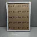 White Wall Mount Photo Frame for Desk Display Easy Install Picture Holder Decorative Painting Display Frame for Home Office Shop Decor