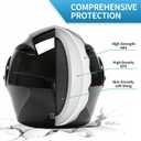 Motorcycle Bluetooth Modular Helmet, DOT Approved Dual Visor Full Face Flip up Bluetooth Integrated Motorcycle Helmets for Adults Men Women