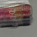 XSEINO 2400 Pieces 8mm Crack Glass Beads for Jewelry Making,48 Dazzling Colors Round Glass Beads for Making and DIY Crafts