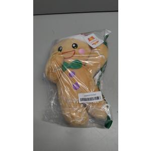 12'' Gingerbread Plush, Christmas Gingerbread Man Stuffed Animal, Cute Xmas Doll Plush Toys, Christmas Decor Gift for Toddlers Kids Indoor Home