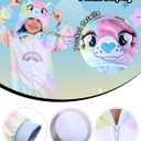 Christmas Cosplay Dress Up Hooded Animal Onesie Costume for Kids 4-12, Plush Xmas Holiday Gift for Boys & Girls (X-Large ( 10-12 Years ), Beary Cute)