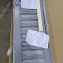 Bellemave Twin Size Floor Bed with Door and Fence for Kids, Montessori Floor Bed with Slats and Safety Guardrails, Solid Wood Twin Bed Frame for Girls Boys(Twin, Gray)