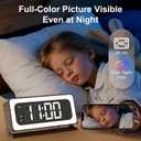 Clock Camera, 2K Wireless Indoor Camera, 2.4G & 5GHz Dual Band WiFi, Indoor Security Camera for Baby Pet Monitor, Color Night Vision, Motion Alerts, Remote View,3-Level Night Light