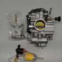 Bear Tracker 250 Carburetor for Yamaha YFM250X YFM 250X ATV Carb 1999 2000 2001 200 2003 2004 with Intake Manifold & Fuel Tank Petcock Replace 4XE-14140-13-00