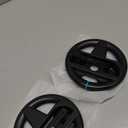 Orzly Steering Wheels  Compatible with Switch 2 (2025 Console)  Twin Pack Racing Wheel Accessories for Joy-Con Controllers and MarioKart Racing Games (2 Black Wheels) Gift Boxed