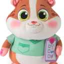 Vida The Vet, Popcorn Talking Plush Toy, 9-Inch Tall Electronic Stuffed Animal with Soft Fur, Music & Phrases Kids Toys for Girls & Boys Ages 3 and up