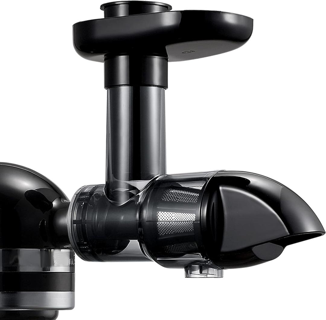Masticating Juicer Attachment for KitchenAid All Models Stand Mixers, Masticating Juicer, Slow Juicer Attachment for KitchenAid All Models Stand Mixers, Black (Machine/Mixer Not Included)