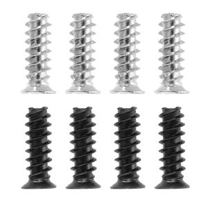 PATIKIL 100Pcs Computer Case Fan Screws Kit, M5 x 15mm Short PC Cooling Fan Mount Screws for DIY Repair Motherboard Radiators PC Case, (Silver,Black, 50 Pcs of Each)
