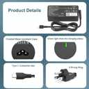 65W USB C Charger Fit for Lenovo Thinkpad/Yoga/Chromebook/Thinkbook and More USB Type C Power Adapter