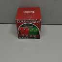 Red and Green Light Bulbs, Outdoor 4 Pack, 9W (60W Equivalent), 120V E26 Base A19 LED Halloween Light Bulb, Colored Bulb, Red and Green Bulbs for Christmas Decoration, Porch, Home Lighting