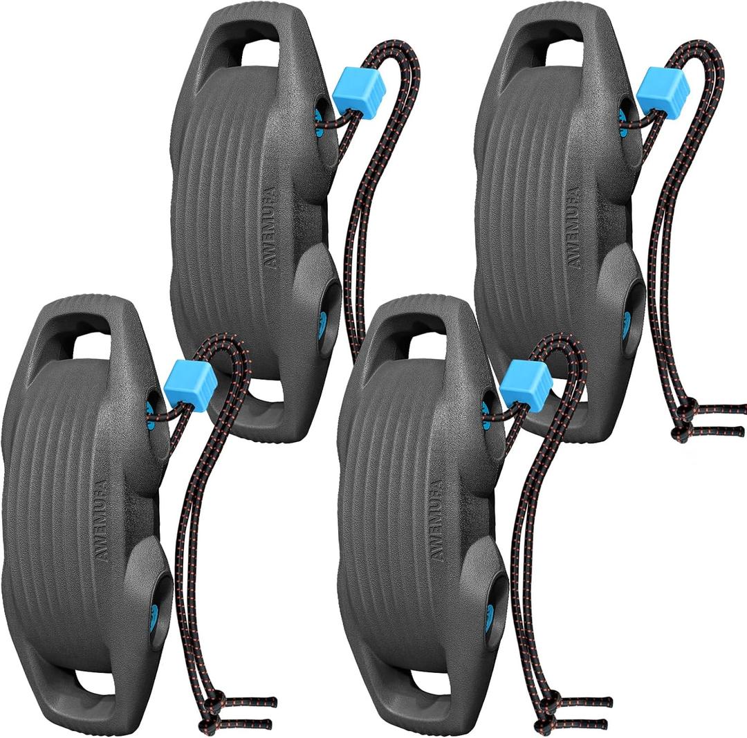 AWEMUFA Boat Fenders Easy to Install Bumper for Docking Ideal Fender for Pontoon, Bass, Jet Ski and Fishing Boats, One Size