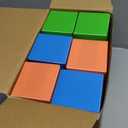 Deekin 18 Packs Deck Cards Box Trading Card Storage Box Case Carrying Case for Family Party Games Supplies(Bright Color,4 x 2.8 x 3 Inch)