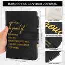 Kosiz 40 Pcs Valentines Employee Appreciation Gift Bulk A5 Motivational Leather Notebook and Pen Inspirational Journal with Pen for Women Men Nurse Volunteer Social Worker Team Coworker Staff Teacher