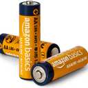 Amazon Basics 48-Pack AA Alkaline High-Performance Batteries, 1.5 Volt, 10-Year Shelf Life, Long-lasting, No Leakage