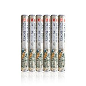 Inspire Dream Play Call Money 5 Boxes of 20 = 120 Hem Incense Sticks Bulk Case Retail Display Box