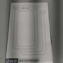 Hiearcool Waterproof Phone Pouch, Waterproof Phone Case with Crossbody Lanyard Compatible for iPhone 17 16 15 14 13 Pro Max Up to 8.3", Cellphone Dry Bag Travel Essentials for Beach -Clear-2Pack