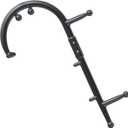 KEINE MARKE Back and Neck Massager Trigger Point Massage Tools Massage Cane for Pain Relief and Self Massage Hook Therapy Handheld Back Neck Shoulder Massager Gift for Women & Men Black