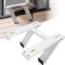 LBG Products Window Air Conditioner Bracket,Heavy Duty AC Support with 2 Arms,Up to 200lbs,Fit 5,000-22,000 BTU AC Units,Easy to Assemble Window AC Brackets