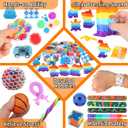 BILLFULL 1000 Pcs Party Favors for Kids, Fidget Toys Bulk, Birthday Gift Toys, Fidgets Stocking Stuffers, Treasure Box Party, Goodie Bag Carnival Prizes, Pinata Filler Stuffers Classroom