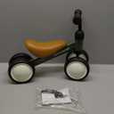 Retrospec Cricket Baby Balance Bike, 4-Wheel Ride-On Toy for Ages 12-24 Months  First Bike & Toddler Bike for 1 Year Old Boys & Girls, First Birthday Gift (Olive Drab)