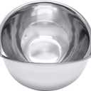 8 Quart, Set of 2, Mixing Bowls, Stainless Steel, Professional Chef, Commercial Kitchen, 13.25 Inches Diameter, Flat Base