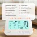 BBLOVE Blood Pressure Monitors for Home Use FSA&HSA Eligible, Medical-Grade Accuracy,Automatic Upper Blood Pressure Monitor with Three-color warning and 2-User,Large Display, Birthday Gifts for Family