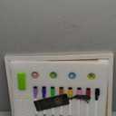 Calendar Whiteboard for Wall, TANKEE 17x13 Inches Whiteboard Calendar Cork Board Combo, Small Magnetic White Board with Wood Framed, Hanging Dry Erase Board for Kitchen Home Office School Planner