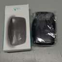 Travel Pill Organizer Large Portable Medication Fullicon Oversize 8 Compartment Pill Box, Vitamin Travel Case Pill Holder - Airtight & Moistureproof (Black)