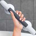 12-Inch Shower Handle, Bathtub Safety Aids for Disabled and Elderly, Safety Grab Bar Suction Cup, Heavy Duty No Drilling Removable Shower Handrails for Seniors, Suitable for All Ages and Occasions