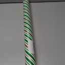 MAYPLUSS Christmas Diagonal Stripe Gift Wrapping Paper - 17 Inch X 33 Feet - Classic Green and Luxury Gold Foil Crafty Stripe Gift Wrap for Holiday Wedding, Birthday Party Showers and Scrapbooking