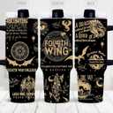 Bookish Gifts - Book Lovers Mugs - Book Themed Gifts for Friends & Besties - 40 oz Tumbler for Christmas