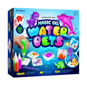 Dan&Darci Aqua Fairy Water Gel Kit for Kids - Magic Elf Toy Kits - Waters Pets - DIY Squishy Maker Set - Craft for Kids - Make Your Own Squishies Toys Crafts for Boys & Girls, Multi-colored Regular Pack