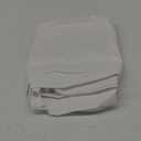Waterproof Fabric Long Shower Curtain Liner 80 inch Length, Washable Cloth Shower Liner with 3 Large Magnets, 72'' x 80'' Solid White Lightweight Bathroom Shower Curtain Extra Long