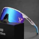 Polarized Cycling Sunglasses for Adult and Youth Men Women Unisex UV Protection Eyewear Goggles for Baseball Outdoor (La10)