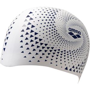 Arena Unisex Adult Reversible Swim Cap Men and Women 2-in-1 Durable Silicone Bathing Cap Waterproof Comfortable Fit, One Size (Navy/Sea Foam)