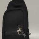 dabria Water Bottle Carrier Bag with Phone Pocket for Stanley 40/30 oz Tumbler Neoprene Water Bottle Holder Pouch with Adjustable Strap Bollus with Straw Cover for Stanley Cup Accessories (Black)