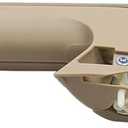 MOTOKU 27 inch Tan Front Left Door Armrest Repair Kit for GMC Yukon Sierra for Chevrolet Tahoe Avalanche Suburban Silverado 1500 2500 3500 2010-2014, Door Panel with Release Handle Above Armrest