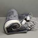 Heated Blanket Electric Queen Size 84"X90",Electric Blanket with 6 Heat Settings & 1-10 Hours Time Settings Auto-Off,Machine Washable Heating Blanket for Home and Office (Gray)