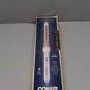 Conair Double Ceramic 1-Inch Curling Iron, 1-Inch Barrel Creates Classic Curls, Hair Curler for Use on Short, Medium, and Long Hair, White (White/Rose Gold)