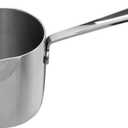 Milk Warmer Turkish Coffee Pot Butter Warmer Melting Pot 18/10 Stainless Steel Small Saucepan with Pour Spout Cookware 12oz Capacity (370ml)