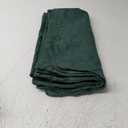 MIULEE Pack of 4 Decorative Outdoor Throw Pillow Covers Linen Waterproof Pillow Covers Farmhouse Cushion Cases for Patio Garden Tent Balcony Couch Sofa18x18 inch Dark Green (18" x 18" (Pack of 4))