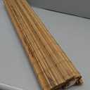 LazBlinds 100% Blackout No Drill Bamboo Roman Shades, Cordless Bamboo Blinds for Indoor Windows, Room Darkening Shades for Home & Patio, Thermal Insulated, Brown206, 27" W x 64" H
