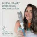 Small Round Brush for Precise Styling and Manageable Blowouts (0.75 inch) - Salon-Quality Tool for Wet or Dry Hair (Not Electrical)