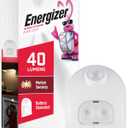 Energizer LED Motion-Activated Security Light, Battery Operated, 40 Lumens, Wireless, Indoor/Outdoor, Over-The-Door, Ideal for Entryway, Porch, Patio, Basement, Shed, Garage, 38184