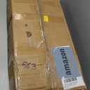 ZCMHAXJ 55" Trampoline for Kids with Enclosure, 440lbs Capacity Indoor & Outdoor Toddler Trampoline with Adjustable Gymnastics Bar & Toys, for Boys & Girls (Giraffe)